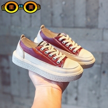 Hong Kong Korea 2019 Chunqiu Children 100 hitch sneaker girl little white shoes boy casual board shoe tide