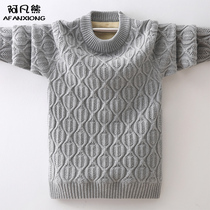 2021 new boys sweater cotton childrens foreign-style boy knitwear in autumn and winter handsome childrens clothing