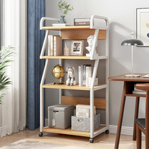 Creative printer rack desktop storage rack office under the table bottom frame floor movable wheeled iron frame