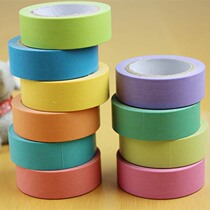 And paper tape diary DIY rims Decorative Split Line Stickers Color Art Stickers Cute Pure Color Suit Sugar