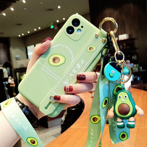 2021 new Bull Oil Fruits Apple 12 Cell phone shell Personality Creative Limited Edition Tide iphone11pro Full Bag Lens Max Tide Card Net Red Por Anti-Fall Liquid Silicone New Year I