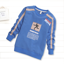 Boys long sleeve T-shirt cotton chun qiu kuan zhong da tong tide ti xue autumn coat children sweater Western style base shirt