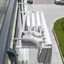 No balcony clothes window outdoor drying shoe rack indoor indoor household multifunctional small cold clothes rack