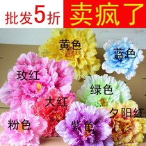  Hand flower dance performance supplies Fake flower opening ceremony accessories Sports games appearance peony group simulation National Day