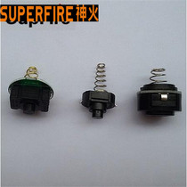 Original Supfire Shenhuo T6 strong light flashlight spare parts M2 switch repair L6 C8 tail spring switch
