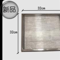 Square fine wire grill mesh barbecue mesh Korean oven grill mesh spring 2 fine grilled seafood mesh carbon grill mesh 32*32cm