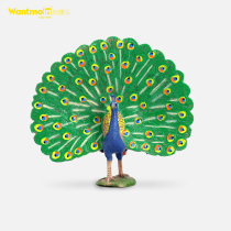 Wantmoin Play Mold Emulation Fly Bird Model Toy Peacock Blue Peacock Green Peacock White Peacock Puzzle Toy