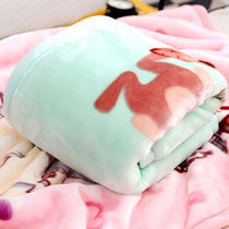 Baby blanket Double thickened autumn and winter quilt Childrens blanket Kindergarten nap baby coral velvet blanket