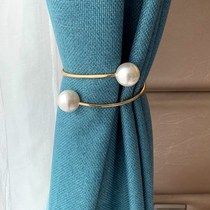 Light Extravagant Home Decoration Strap Upscale Pearl Alloy Curtain Clip Ring Buckle Zelstrap Minima Modern Fixed Buckle