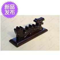 Pen rest 1 Pen Holder pen support black Catalpa wood carving faucet brush shelf articles