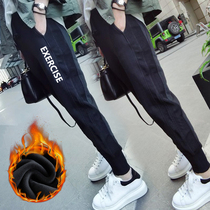 Maternity pants Autumn and winter trousers Sports pants fashion loose thick velvet leggings cotton pants autumn