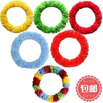  Encrypted fabric Hand garland School group exercise games props encrypted steel wire fabric garland