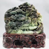 Source direct supply of Chinas four famous jade Deep mountains meet dignitaries Dushan jade ornaments 5 6 kg y40