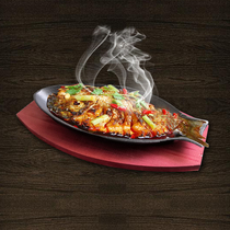 Iron Plate Fish Burning Pan Fried Fish Pan Special Pan Grilled Fish Pan Home Fish Shaped Fish Type Theircast Iron Plate Crucian Fish Burning Pan