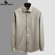 Paul Official Flagship Store Spring Mens Long Sleeve Shirt 2022 New Youth Casual Striped Shirt Professional Dress