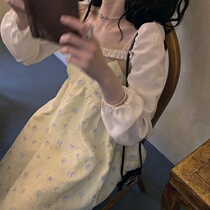  Little mans new summer retro temperament French first love skirt Short fairy dress short sundress suit