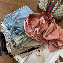 1 Set 1 must be collected CHAO grade display legs long legs essence hanging ice feeling anti-wrinkle casual wide leg pants women