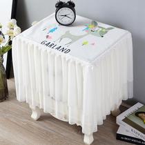 Bedside cabinet cloth cover European lace refrigerator cover TV air conditioner laundry cover cover cloth household modern dust cloth