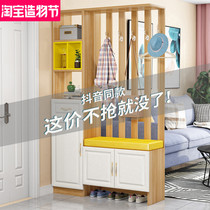 Modern minimalist wine cabinet partition cabinet in door double-sided screen Xuanguan cabinet shoes cabinet integrated living-room multifunctional door hall cabinet