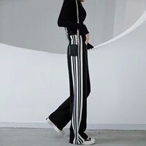 Pregnant Woman Pants Fall Straight Barrel Broadlegged Pants Pituality Loose Fashion Casual Sports Pants Spring Autumn Thin outside wearing long pants