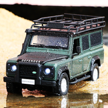 Road Tiger Guard Off-road Car 1:32 Alloy Car Die Jeep Sound And Light Return Force Toy Simulation Car Model Pendulum