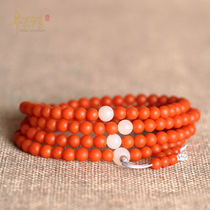 (Zhuoyu Hall) Buddha Bead Chain Yunnan Baoshan Material Nanhong Necklace Hand Chuan Accessories Bracelet Li Zhuoyu Carving