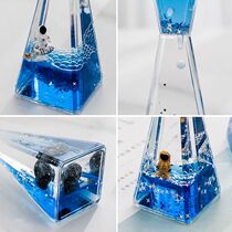 Astronaut Astronaut Hourglass Timer Liquid Pendulum Table desktop Living room Room Decorations Birthday gifts for women