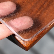 PVC transparent table cloth plastic soft glass water crystal plate Home tea table cushions waterproof and burn-proof free washing table cushion thick