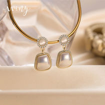 Winy Earbuds Pin Earrings Adorned Golden South Korea Inins Individuality 100 Hitch Yofashion Net Red Temperament Advanced Sensation