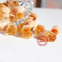 Brazilian citrine gravel Crystal tooth single-pointed column energy stone degaussing purification DIY fragrant stone decoration