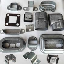 Assembly Zinc Steel Guardrails Accessories Large Full Base Bracket Iron Sheet Oval Cover Several word rack decorated cover fence free of welding