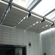 Shanghai Diwei sun room sunshade ceiling curtain ceiling electric manual ceiling curtain sunshade insulation curtain customization