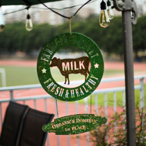 Foreign trade new groceries-American country vintage old hollow decoration listed garden farm English tag