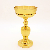 For Foghee Oil Lamp temple Buddha Hall Guanyin Buddha Former copper lamp holder liquid butter for lamp fragrant oil lamp Changming lamp wick