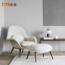 Nordic Creative Sofa Chair Designer Light Lavish Lounge Chairs Hotel Negotiation Chair Sales Floor Sloth Casual Chairs