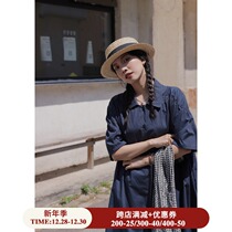 Ouyang Xi white shirt female design sense niche fashion versatile temperament 5-point sleeve dress loose thin shirt