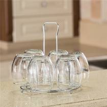 Cup holder red wine cup holder beer cup holder hanging cup holder creative hanging upside down KTV bar cup holder wine rack home