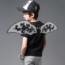 Halloween Children Bat Wings Props Stage Performance Costumes Decoration Cos Events Perform Demon Wings