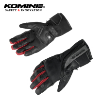 Japan KOMINE autumn winter daily motorcycle leather long joint protection thick riding gloves GK-836