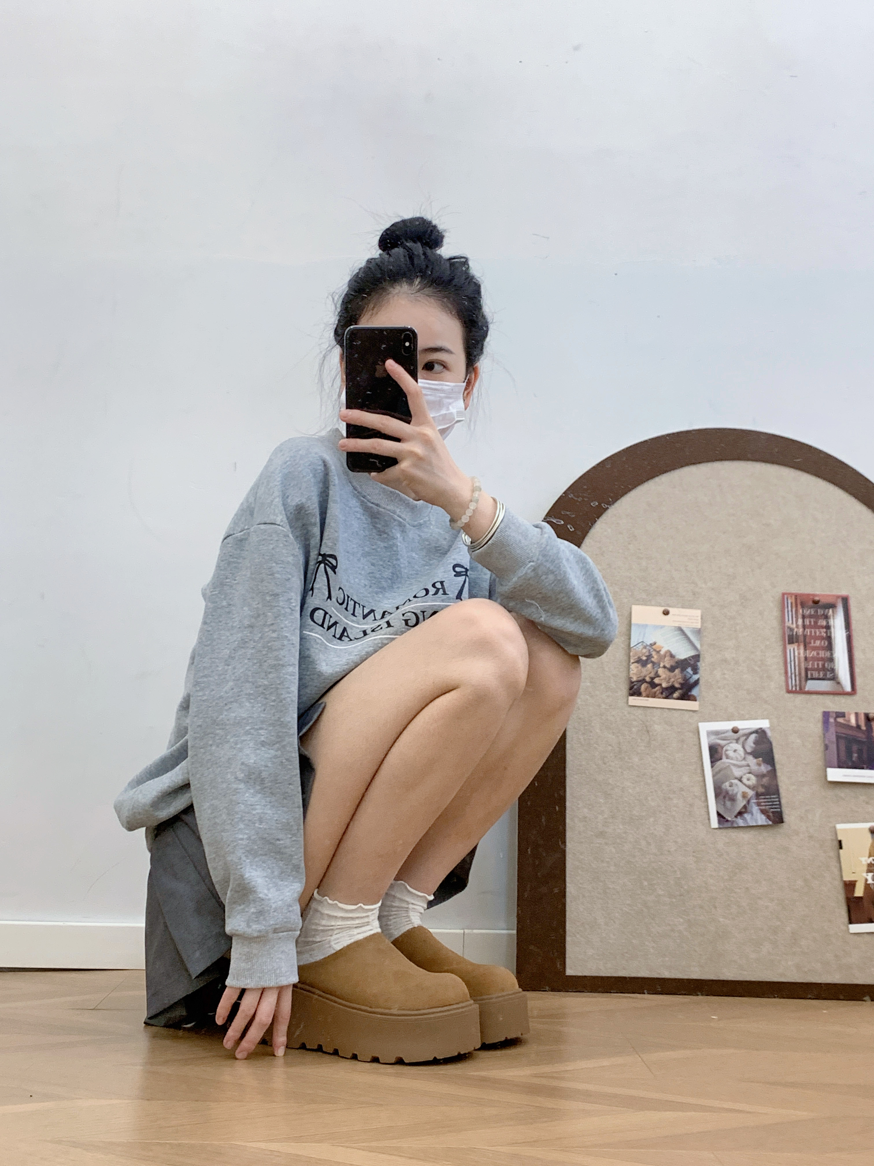 cvrv勃肯包头半拖鞋：7.5cm松糕底的春日慵懒显高美学