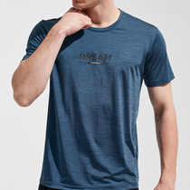 2020 new sports plus size summer mens short sleeve T-shirt lightweight quick-drying T-shirt dad Sports Leisure half sleeve