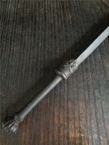 Antique antiques and antiques hot collection Square leading Iron Sword rural old objects exquisite products good appearance