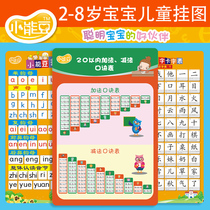 Kindergarten baby literacy childrens new words early education recognition phonetic alphabet number consonant vowel wall sticker