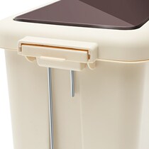 Double open lid Multi-functional sorting garbage can hand according to pedalling office garbage can