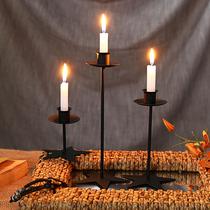 KENS Star Bottom Candle Cup Romantic light swing piece Wax Table Retro Metal Home Swing Candle Light Dinner Candle Base