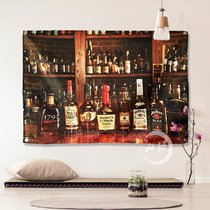 BAR Hotel Restaurant Tavern BAR BAR Wall Cloth Home Living Room Background Wall Decoration Door Curtain Partition