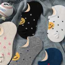 Cotton Spirit Classic Smiley Spring Summer Autumn and Winter Series Couples Mens and Womens Socks Trendy Fashion Breathable Socks