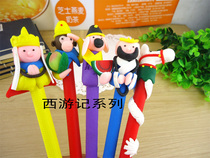 Korean version of cute cartoon animal soft clay pen Journey to the West ballpoint pen creative stationery student prize custom logo