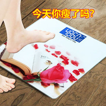 Weight scale Household electronic scale Precision body scale Male and female weighing electronic scale Small charging weight meter Adult
