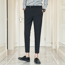 Fall casual 90% pants for men with minor feet 9 points Western pants pituitary pants 100 lap pants male and Korean version trendy